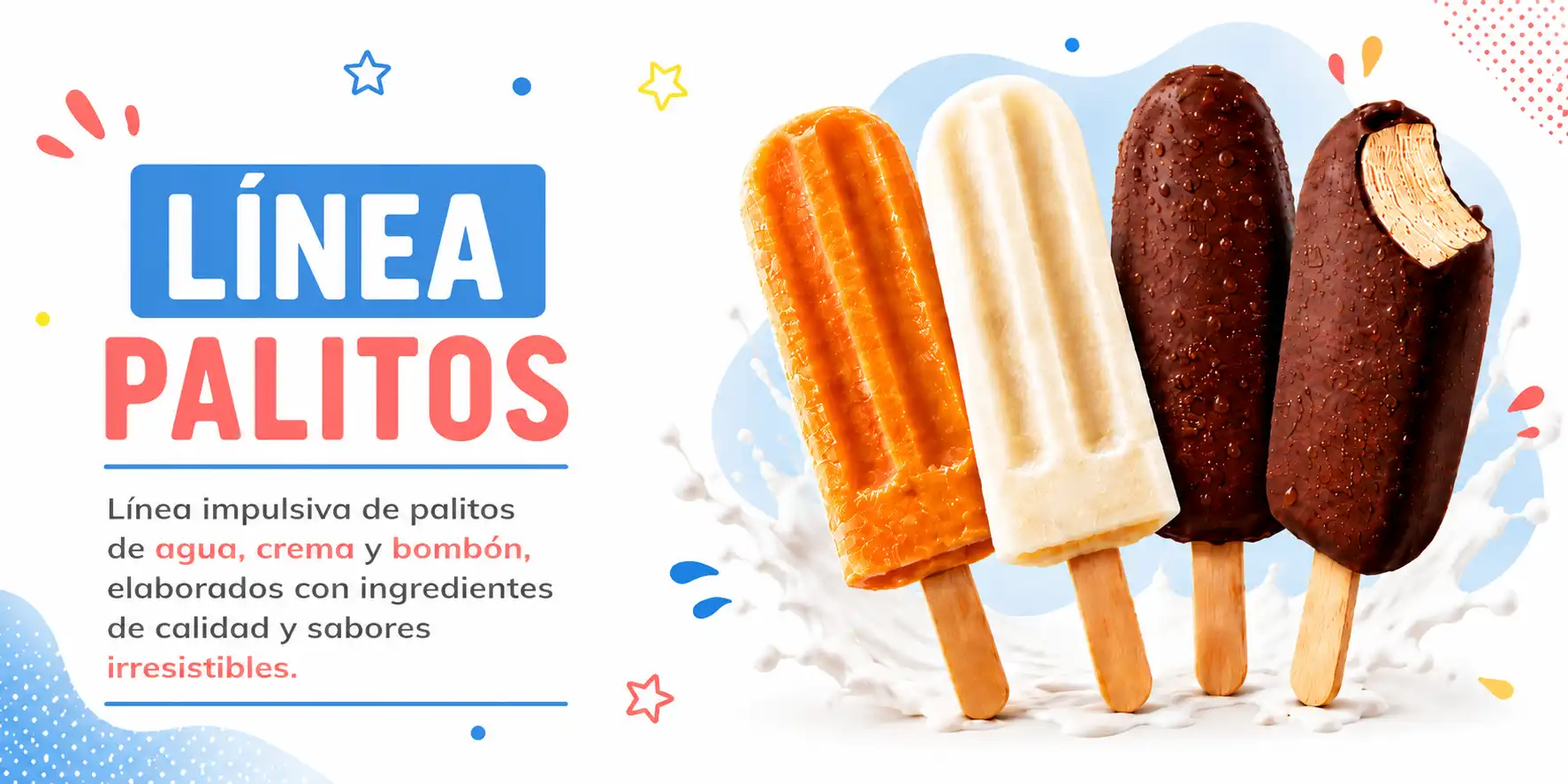 Linea Palitos Helados Carry