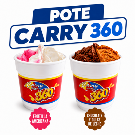 POTE CARRY 360 CC CHOCOLATE-DULCE DE LECHE X 12 U
